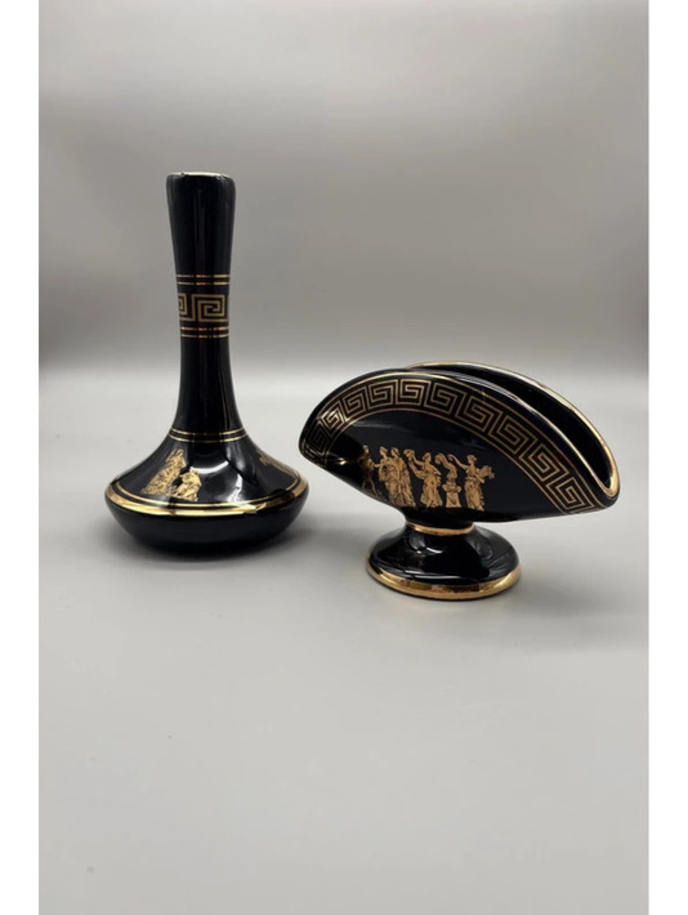 2 pc set-Greek Handmade Pottery